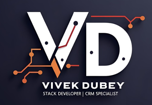 Vivek Dubey Logo - Full Stack Developer Portfolio